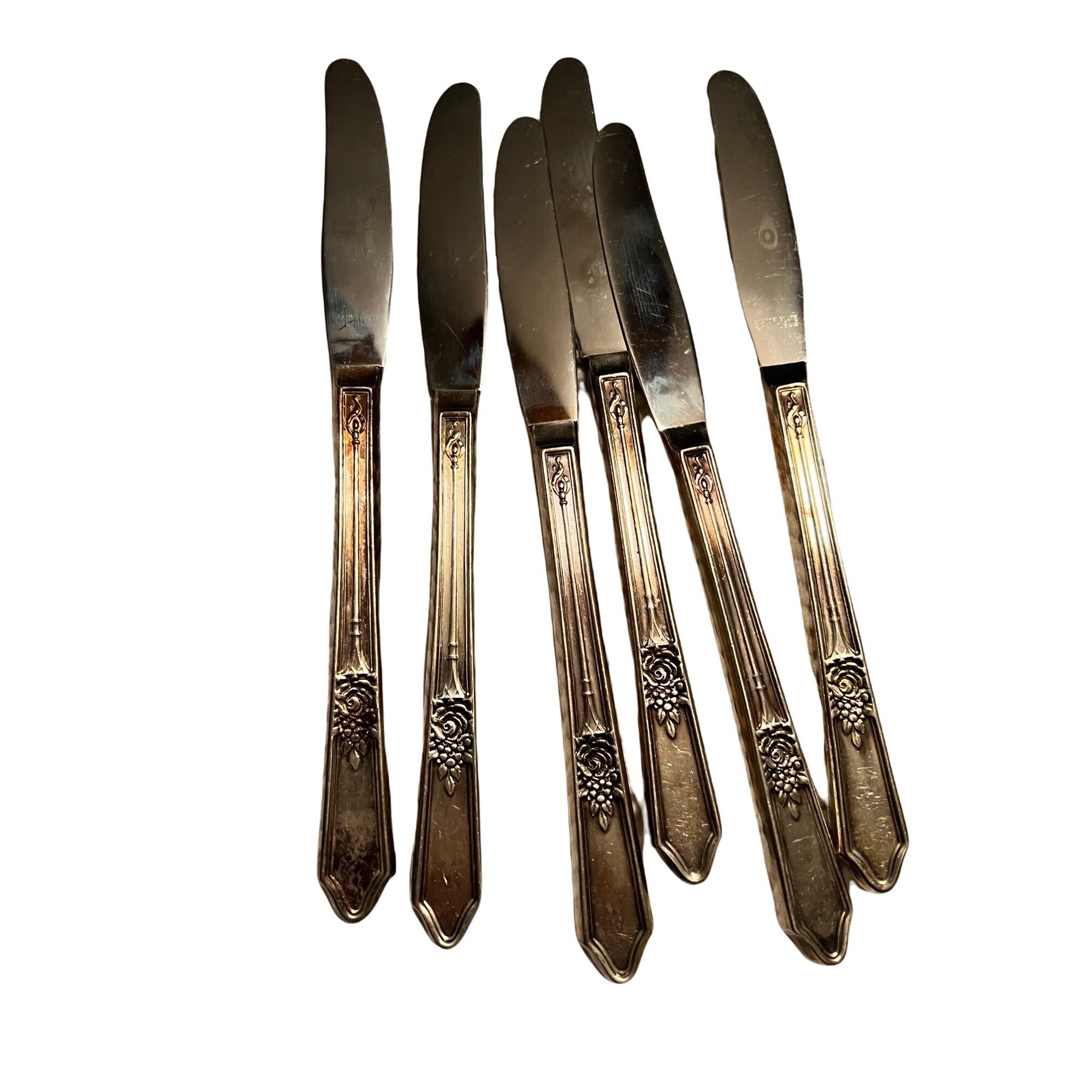 Vintage 24 Piece Manor Plate Triple Circa 1933 Silverware Silver Plate