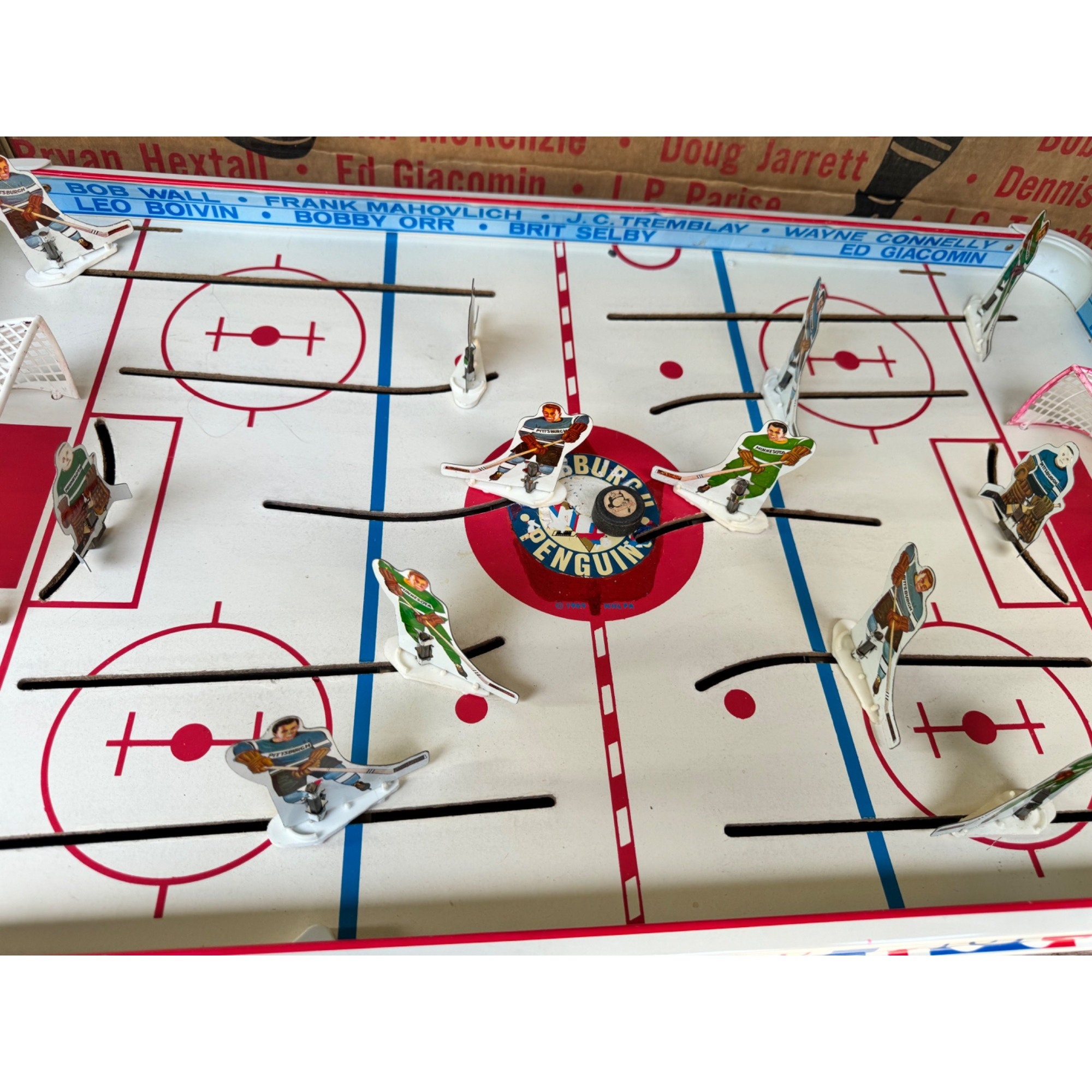 60年代ビンテージ　Tudor デラックスホッケーテーブルトップゲーム 60's Vintage Tudor Deluxe Hockey Table Top Game 710 W