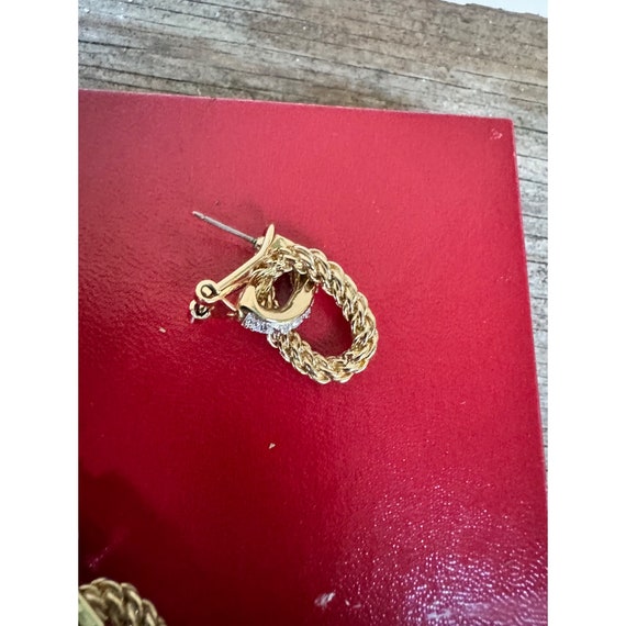 KJL Kenneth Jay Lane Crystal Rope Link Necklace M… - image 4