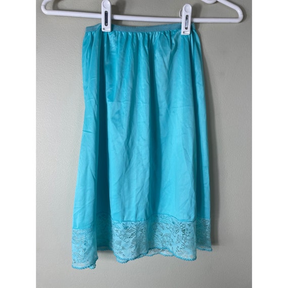 Vassarette half slip Blue vintage - image 1