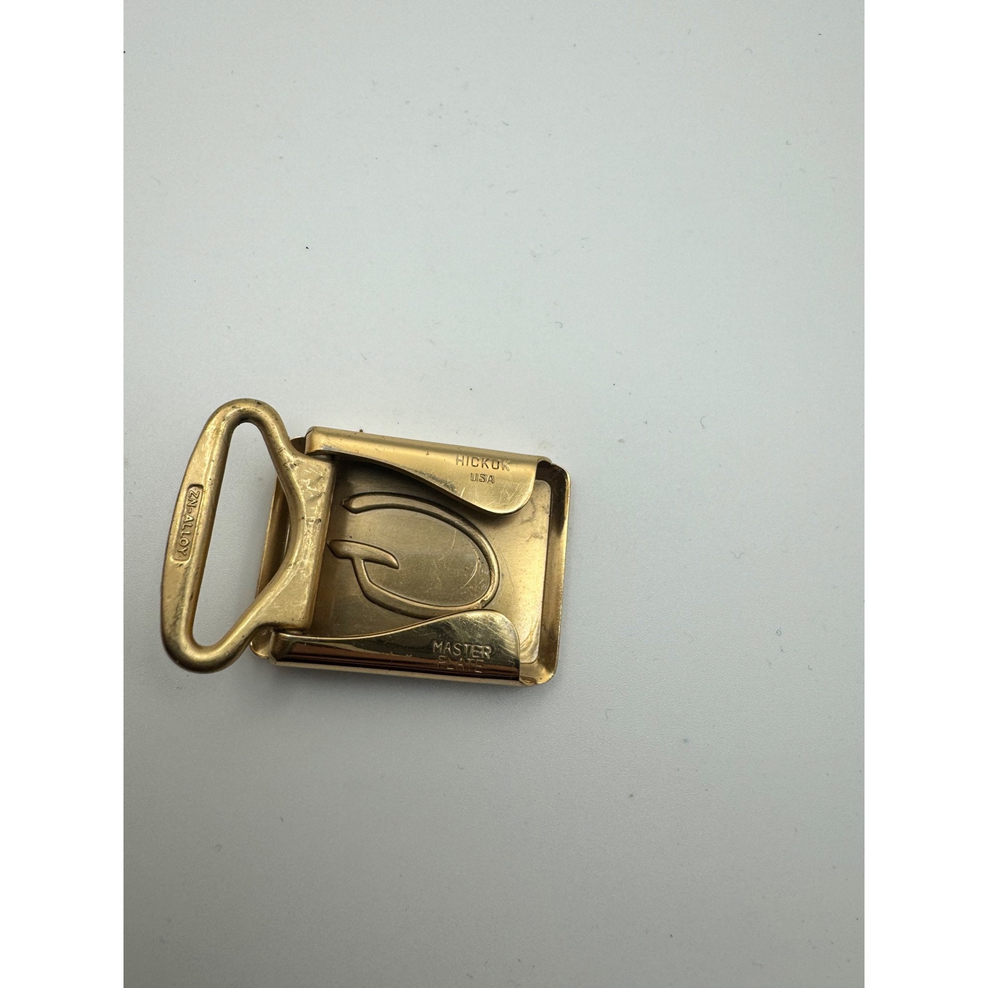 Vintage Hickok Belt Buckle Zinc Alloy Master Plate G Monogram - Etsy