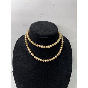 Strand Mallorca Pearls Original Box Spain Vintage Pearls 31.5&quot;