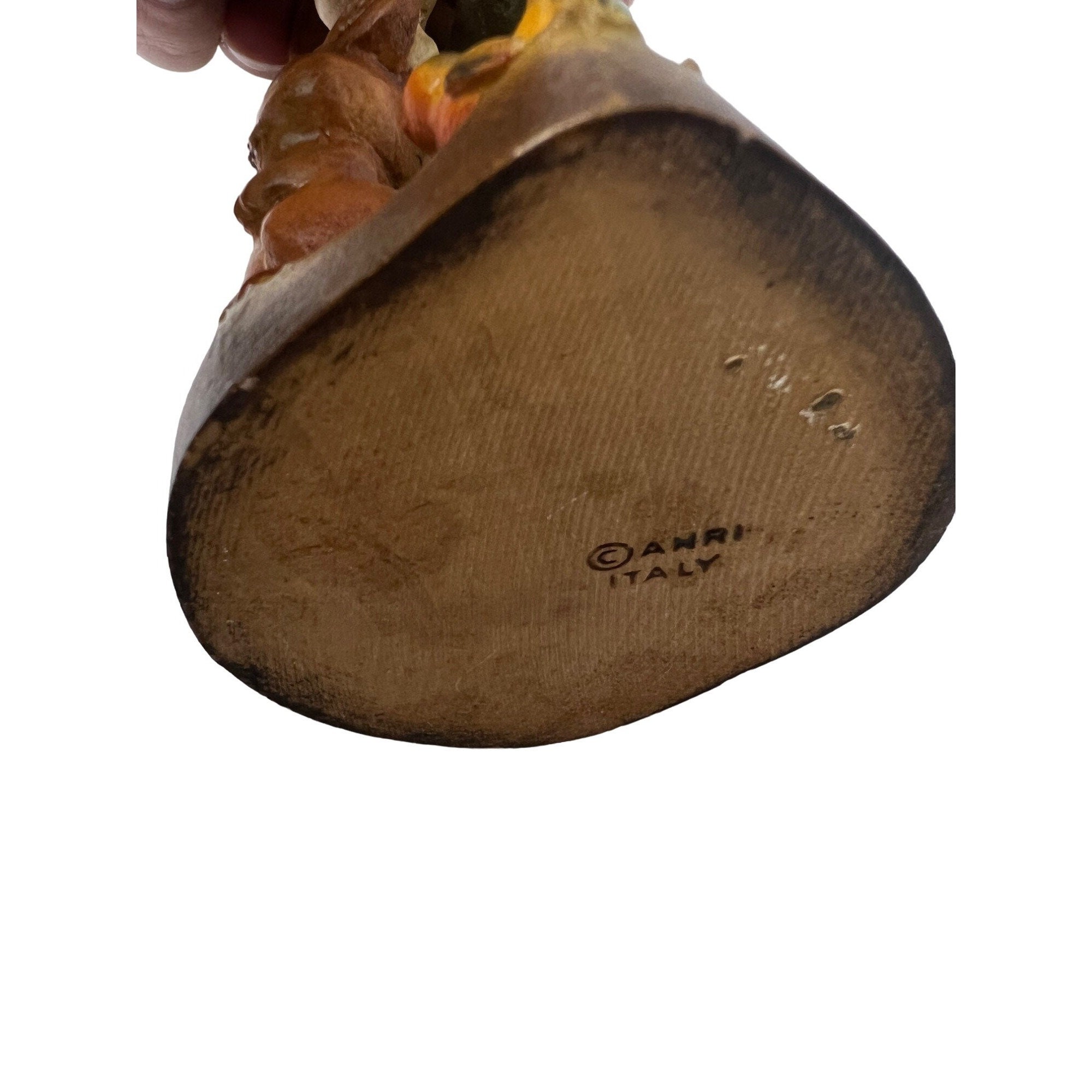 特大サイズ　ANRI Talking to the animals 52cm Vintage ANRI FERRANDIZ Wooden Figurine Talking with the