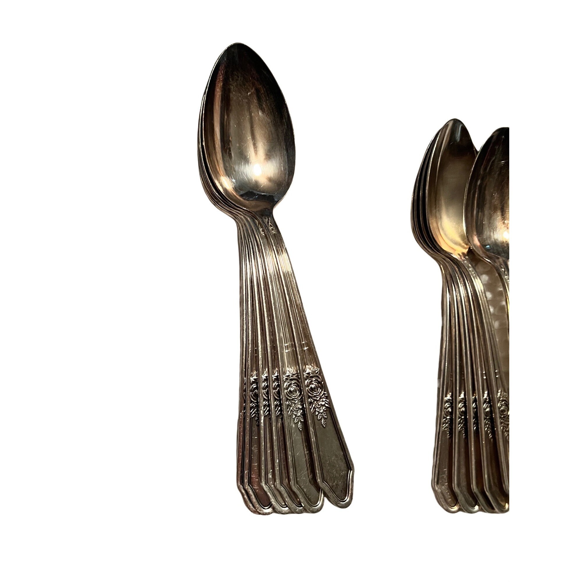 Vintage 24 Piece Manor Plate Triple Circa 1933 Silverware Silver Plate