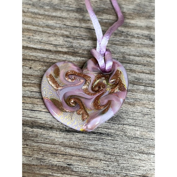 Venetiaurum Murano Heart Pendant Necklace