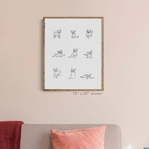Yorkies Print, Minimalist Pet Art, Yorkshire Terrier YORKIE Dog Portrait, Yorky Dog Art Print, Yorkie Lover Gift, Pet Line Art, Pet Portrait