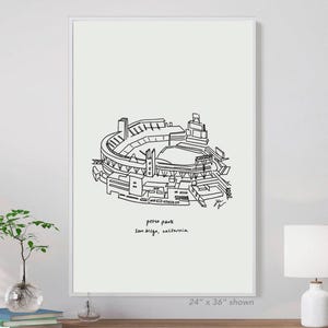 Petco Park San Diego Print, SD Padres Fan Art, SD Padres baseball poster, Padres fan poster, San Diego baseball print, Padres fan print, SD