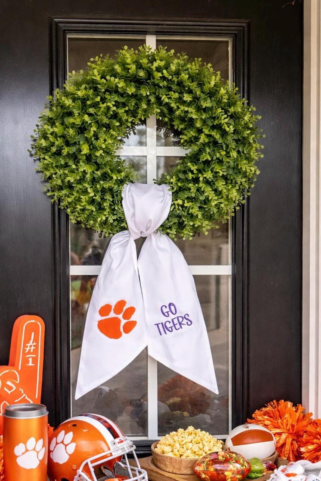 Custom Team Colors Wreath Sash: Personalized Sports Decor - Etsy