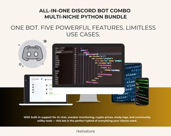 Customizable Discord Bot Template: Python, API Integration