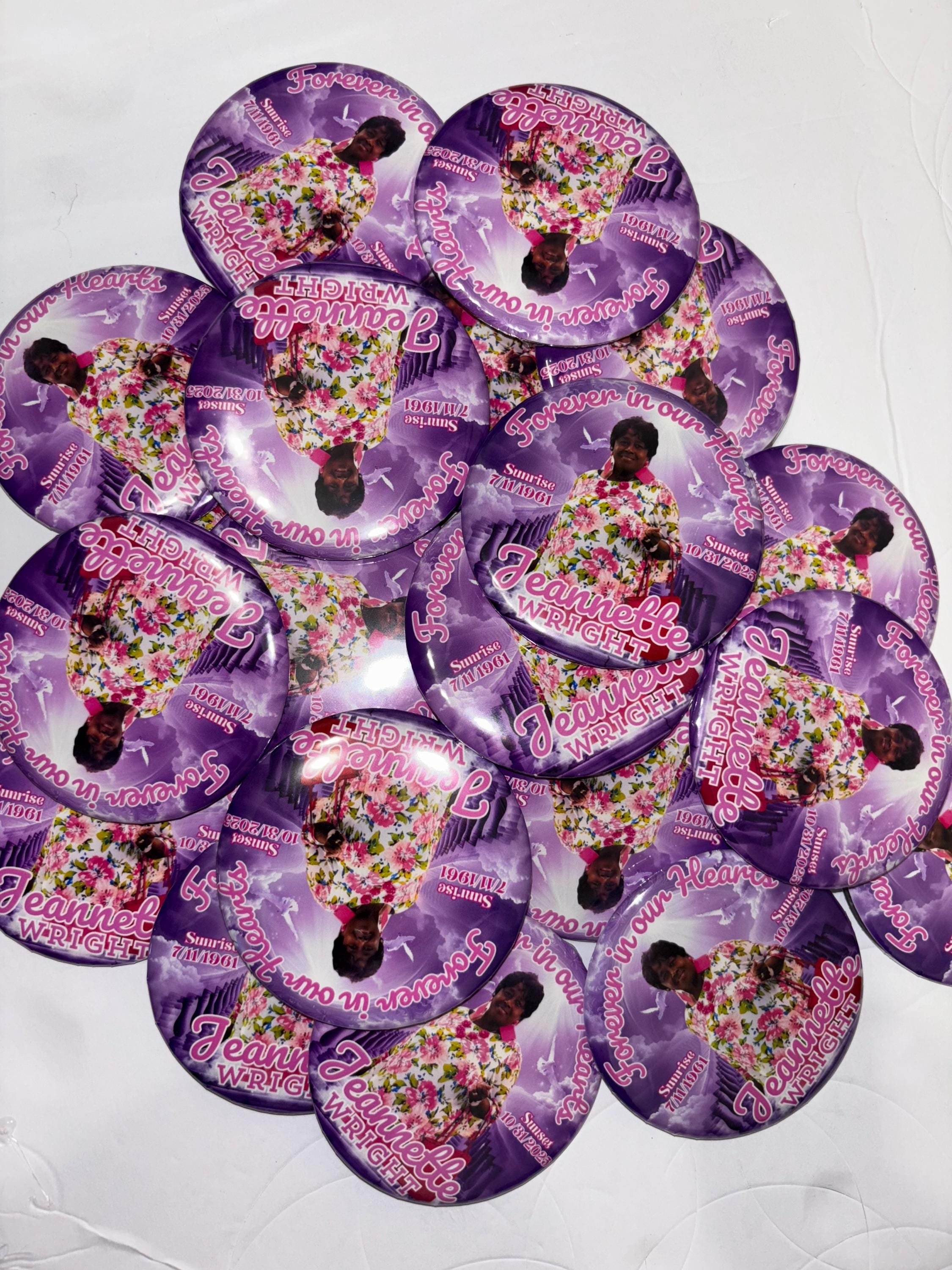 Custom 3-inch Buttons: Photo, Logo, or Design - Etsy