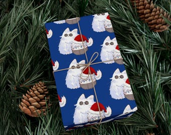 Papel de regalo de anime, jjk, papel de regalo de Gojo Cat, rollo de papel de regalo, papel de regalo de anime, papel para caja de regalo, papel de regalo personalizado