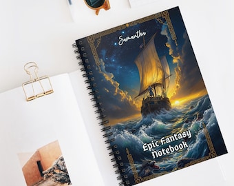 Odyssey Inspired Notebook | Mythical Adventure Journal for Book Lovers, Writers & Greek Myth Fans | Epic Travel Story Notebook