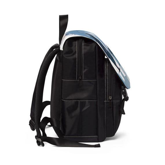 denim backpack with leather True Religion Zip Pocket Horseshoe Cha-Cha Pack 80 | Two snapped flap pockets Talla:47.5 New arrivals