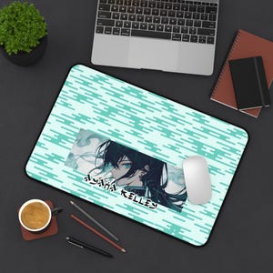 Tokito-Inspired Personalized Desk Mat | Anime Gamer Mouse Pad | Custom Desk Decor Gift for Otakus, Teens & Students | Soft XL Deskpad