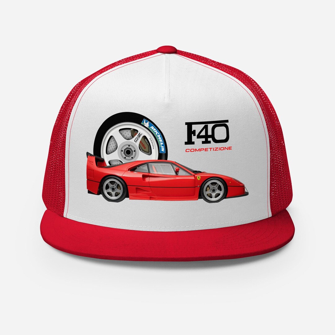 TRUKER CAP PISTON Ferrari F40, Racing Car, Motorsport, Retro Racing ...