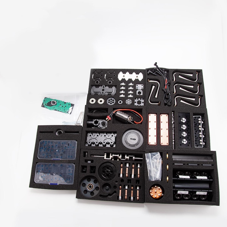 V8 Engine RC 28cc 1/10 Car Running Model Kit DIY Assembly - Etsy
