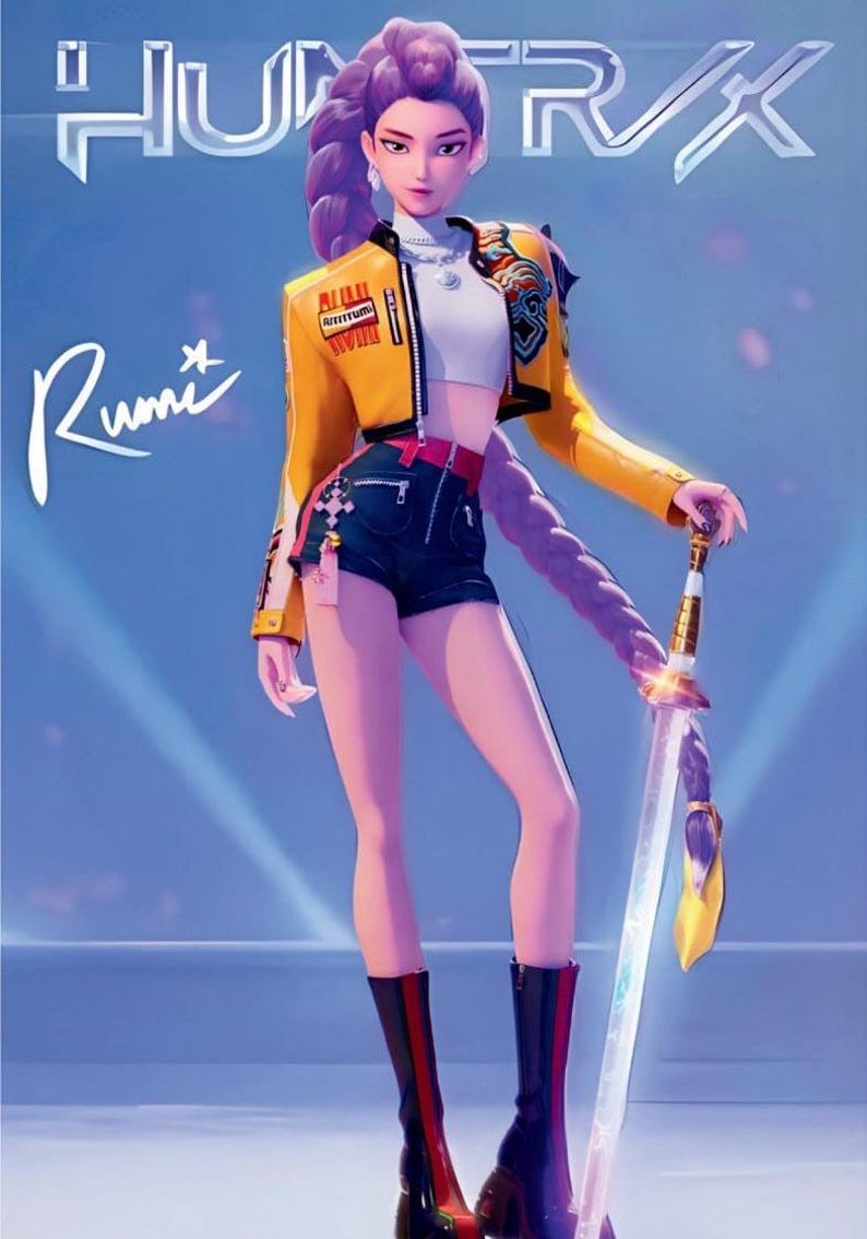 K pop Demon Hunters Rumi Canvas Art Korean Anime Poster Etsy K pop Demon Hunters Rumi Canvas Art Korean Anime Poster Etsy