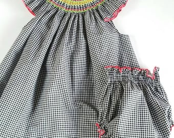 Vestido punto Smock, Jesusito punto Smock.  Vestido nido abeja, Jesusito nido abeja.