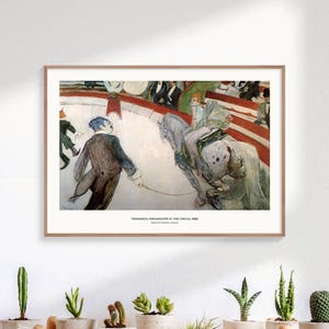 Fernando, Ringmaster at the Circus - Toulouse-Lautrec, Famous Art Prints, Vintage Prints, Lautrec Print, Lautrec Wall Art, Minimalist Poster
