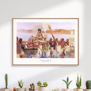 The Finding of Moses - Sir Lawrence Alma-Tadema, Famous Art Prints, Vintage Prints, The Women of Amphissa, Neoclassical Painting