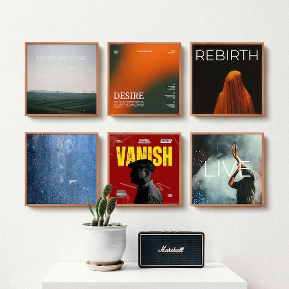 Custom Album Cover Print - Personalized Music Wall Art, Custom Album Print, Personalized Album Cover Poster, Gift for Music Lovers