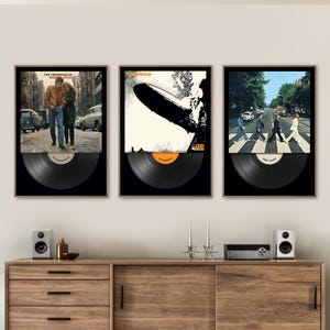 Custom Vinyl Album Cover Set, Vinyl Record Cover Posters, Music Album Cover, Gift for Music Lovers, Personalized Gift, Music Album Poster