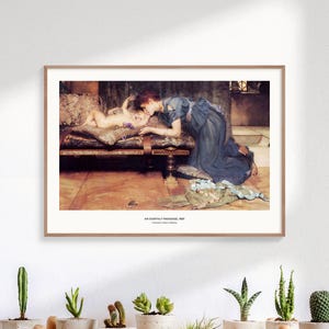 An Earthly Paradise - Sir Lawrence Alma-Tadema, Famous Art Prints, Vintage Prints, Neoclassical Painting, The Women of Amphissa