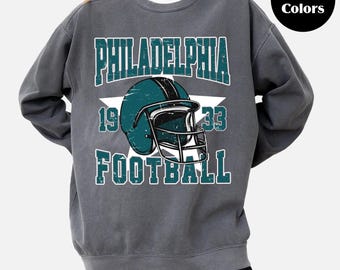 Vintage Philadelphia Football Comfort Colors Shirt: Retro Game Day Tee