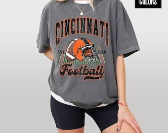Vintage Denver Football Comfort Colors T-Shirt: Retro Game Day Tee