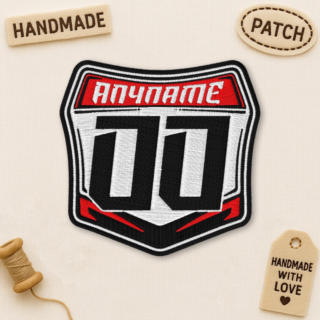 Mod Style Racing Patches Custom Racing Sports Patch, Personalized Motocross Electric Bike Dirt ...