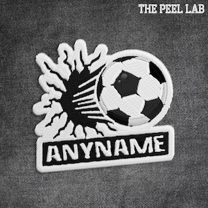 Custom Soccer Sports Name Patch, Personalized Soccer Player Embroidery Patches Embroidered Patches Applique for Clothe Hat Backpack