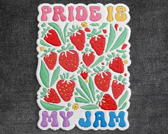 Pride Is My Jam Patch, LGBTQ Ally, Equality Rights, Trans Right, Protect The Dolls Embroidered Patches Applique for Clothes Hats Backpacks