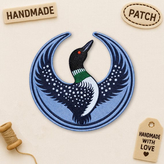 Minnesota Rebel Alliance Political Patch MN State Bird Loon Protest & Resistance Anti ICE Embroidered Patches Applique for Clothes Backpacks