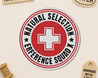 Natural Selection Interference Squad Patch, EMT EMS Paramedic Medical Nursing Healthcare Embroidered Patches Applique for Clothes Backpacks