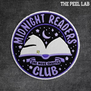 Reading Books Lover Patch Bookish Mental Health Patches Booktrovert Readers Embroidered Patches Applique for Clothes Hats Backpacks Jean
