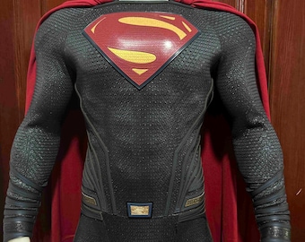 Superhjälte Cosplay-dräkt Man of Steel för män