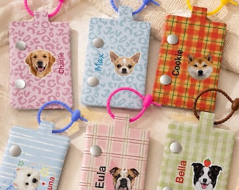 Personalized Poop Bag Holder, Custom Waste Bag Dispenser, Dog Waste Bag Holder, New Puppy Gift, Dog Mom Gifts