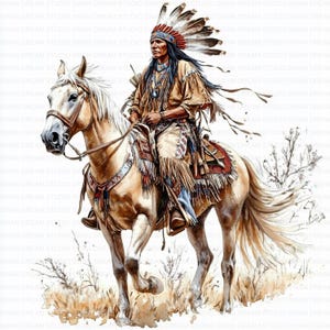 91 Native American Indian paard clipart bundel afdrukbare hoge kwaliteit JPG kaart maken papier ambachtelijke ongewenste dagboek scrapbooking digitale download