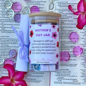Mother&#39;s Day Scripture Jar - Bible Verse Notes