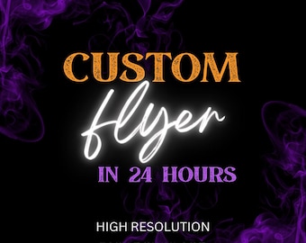 Design de panfletos personalizados para eventos, festas, promoções empresariais e arrecadações de fundos | PDF, JPG e PNG digitais de alta resolução