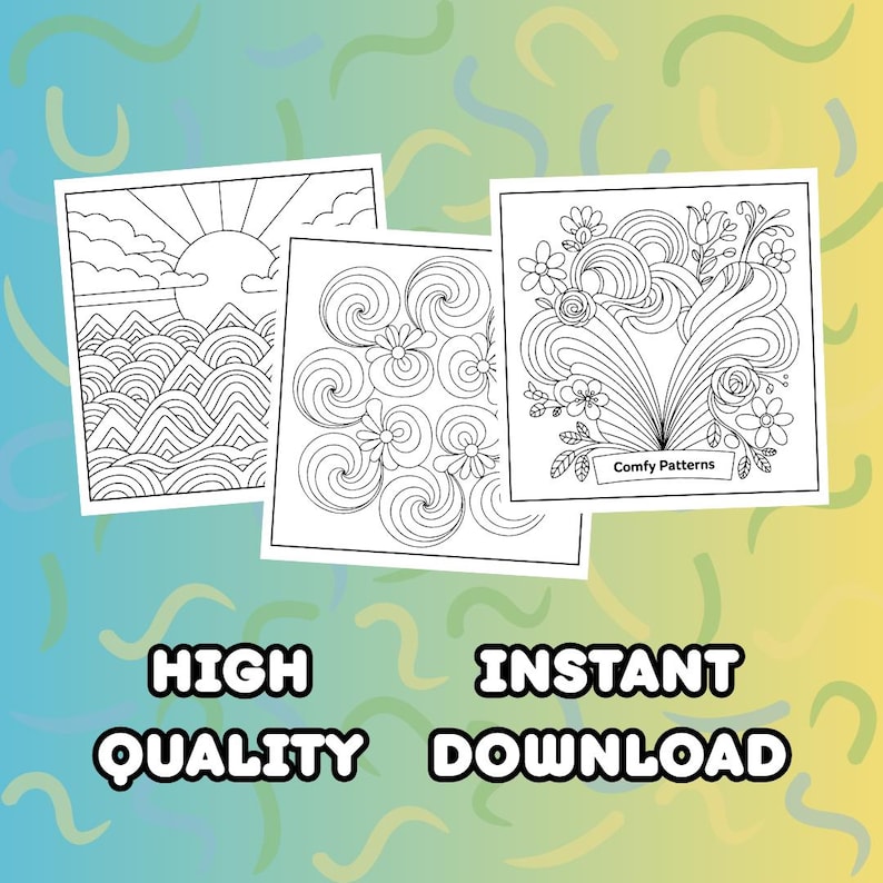 Patterns Coloring Book PDF Coco Wyo Cozy Comfy Cute Fun Illustrations ...