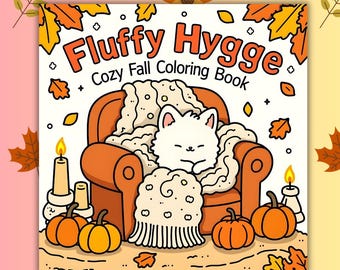 Livro de colorir fofo e aconchegante em PDF da CoCo Wyo. Ilustrações divertidas, fofas e em negrito. Atividade fácil e prática para aliviar o estresse. Ideal para adultos, crianças e adolescentes.