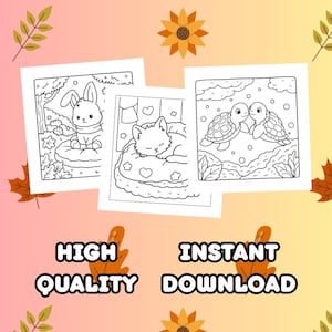 Libro para colorear "Momentos de Chica Acogedora" (PDF) CoCo Wyo: Ilustraciones divertidas, tiernas y cómodas. Actividad imprimible fácil y atrevida para aliviar el estrés. Para adultos, niños y adolescentes. imagen 2