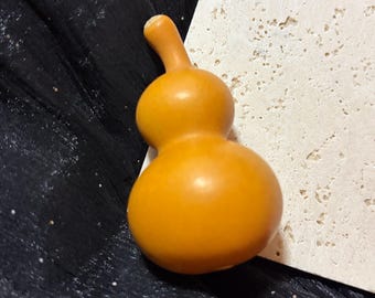 Gourd Ornament | Handmade Gourd Handheld Piece | Natural Decorative Display
