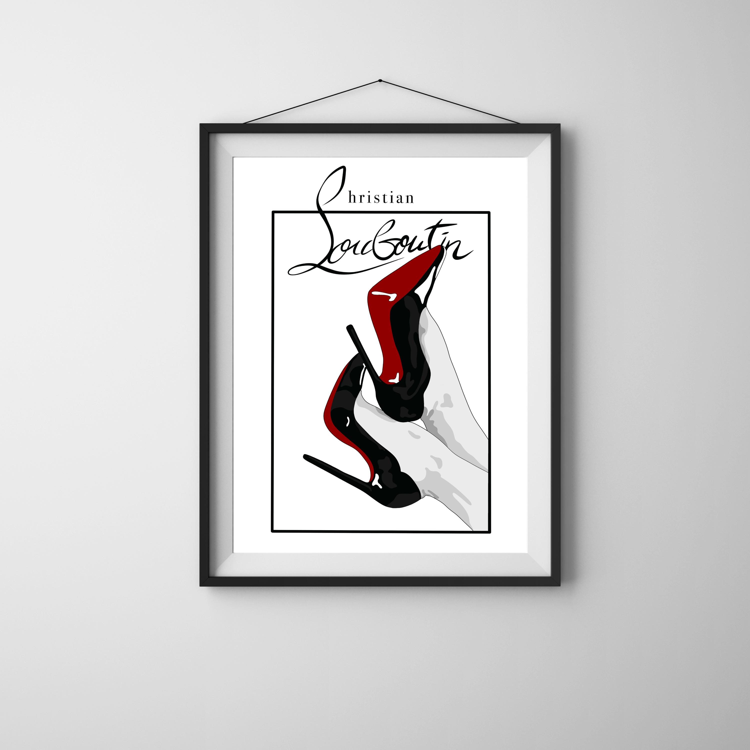 Christian Louboutin アートパネル ポスター 額装 Christian Louboutin