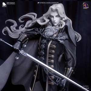 Vampire Prince Resin Model | Dark Fantasy Miniature | Gothic Undead Figure | 3D Printed Unpainted Statue