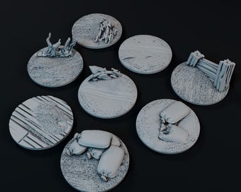 Base Toppers Grave Diggers Print Service  - Warmachine - Steamforged