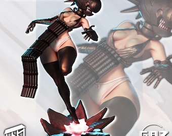 Blastelle Alter User Miniature • Anime Fantasy Character Statue • 32mm or 75mm • Mage Girl Display Figure