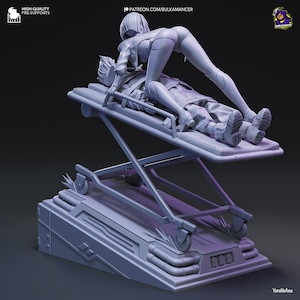 Lucy & David Unpainted Resin Figurine | Cyberpunk Edgerunners Collector Statue immagine 7
