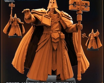 Trench Crusade Compatible Witchburner General Miniature Unpainted